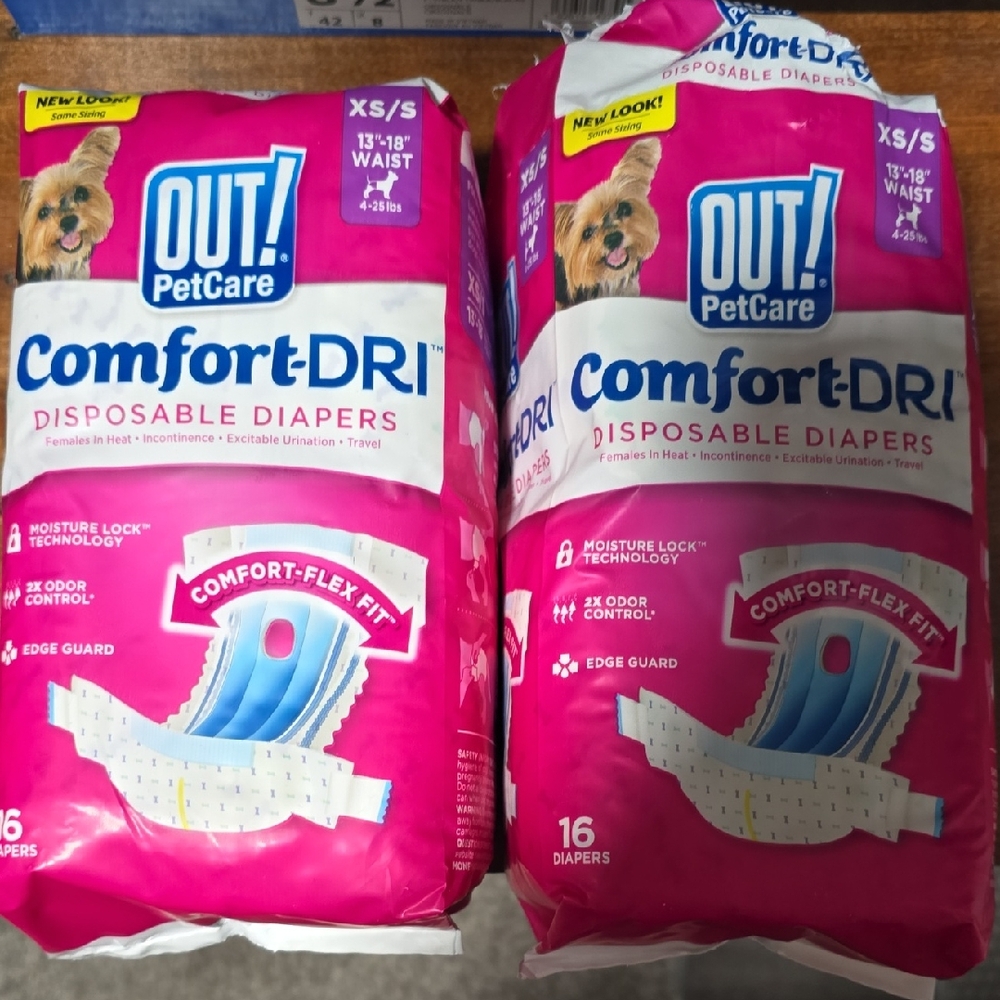New Look Pink Pet Diapers